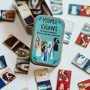 MamaKnows - Catholic Dominoes with the Blessed Virgin (Set 1)