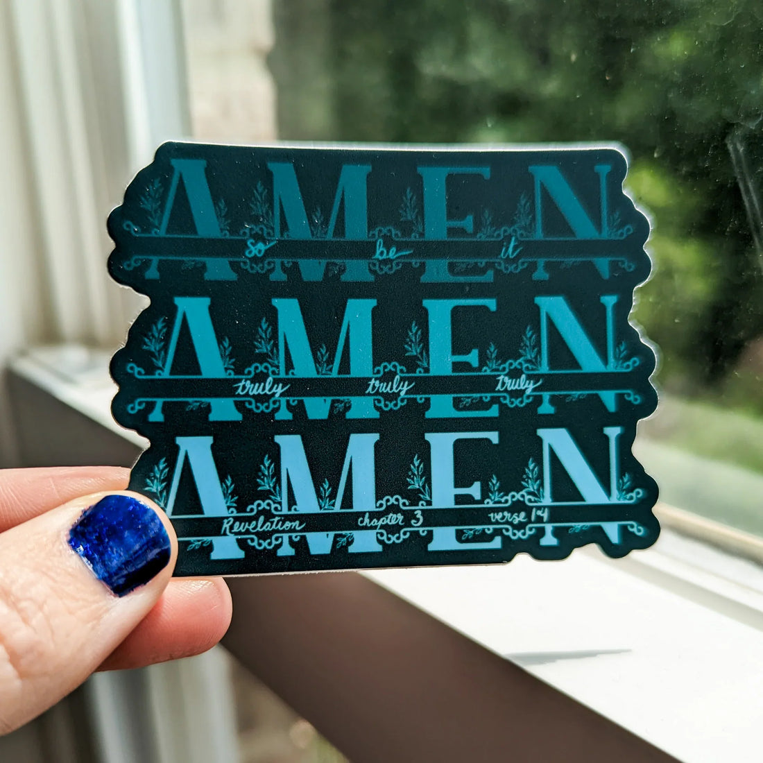 AMEN Catholic Sticker