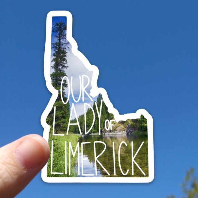 Idaho (Our Lady of Limerick) State Sticker