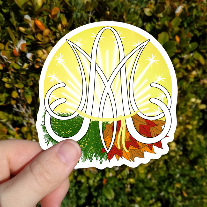 Our Lady of Champion (Good Help) Auspice Maria Sticker