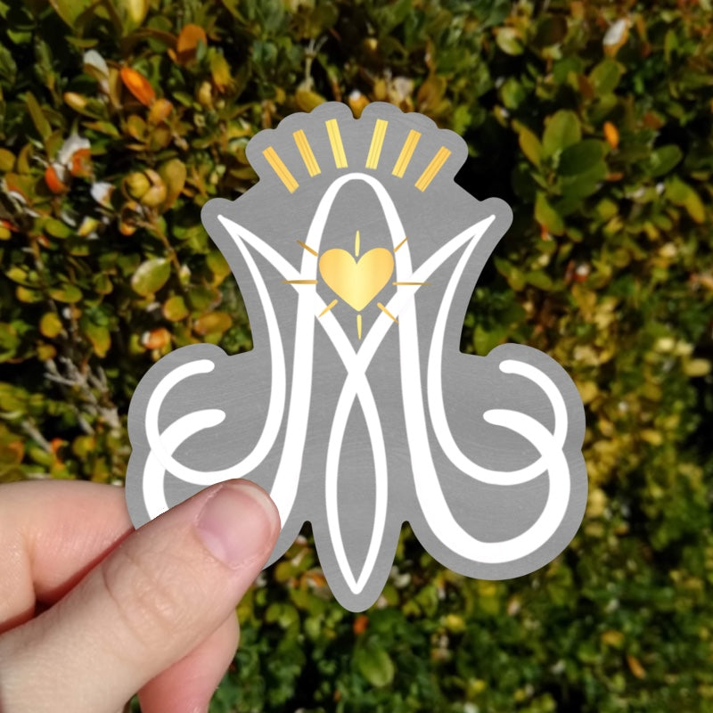 Our Lady of Beauraing Auspice Maria Sticker