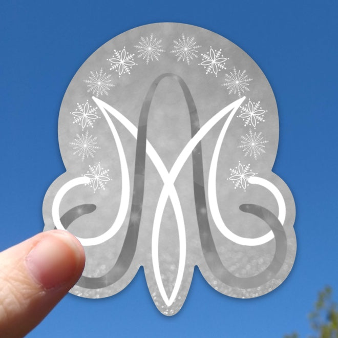 Our Lady of the Snows Auspice Maria Sticker
