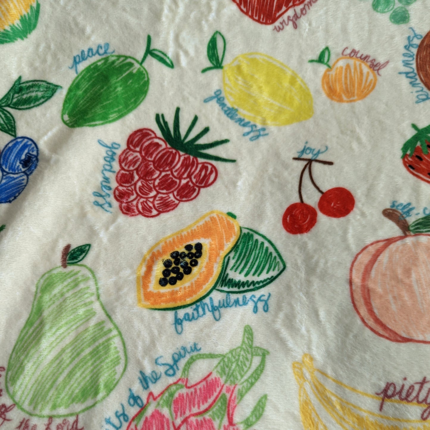 Fruits and Gifts of the Spirit Blanket