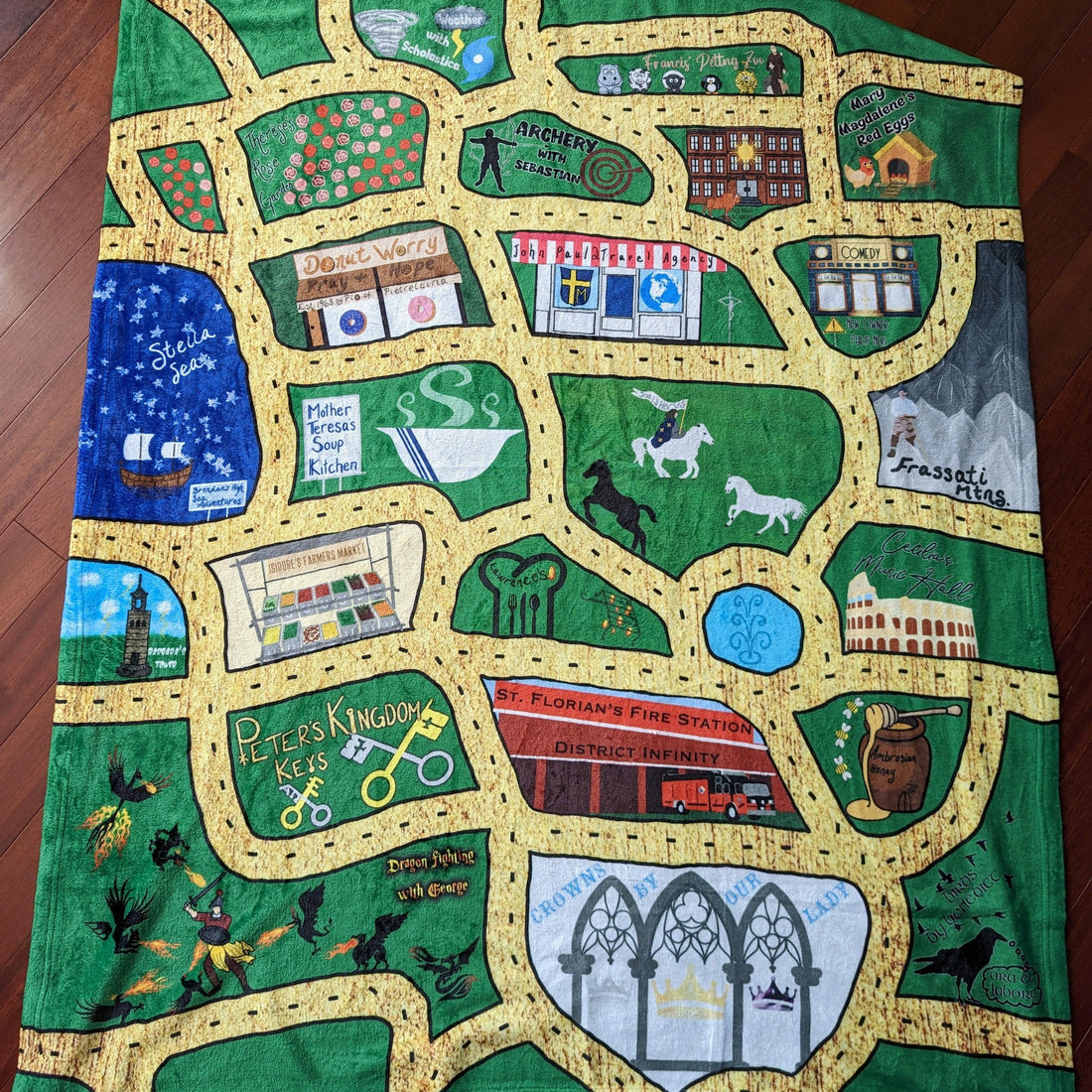 Streets of Gold Play Mat & Blanket