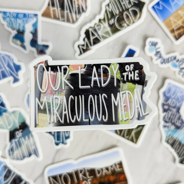 Pennsylvania (Our Lady of the Miraculous Medal) State Sticker