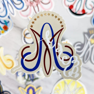 Our Lady Undoer of Knots Auspice Maria Sticker