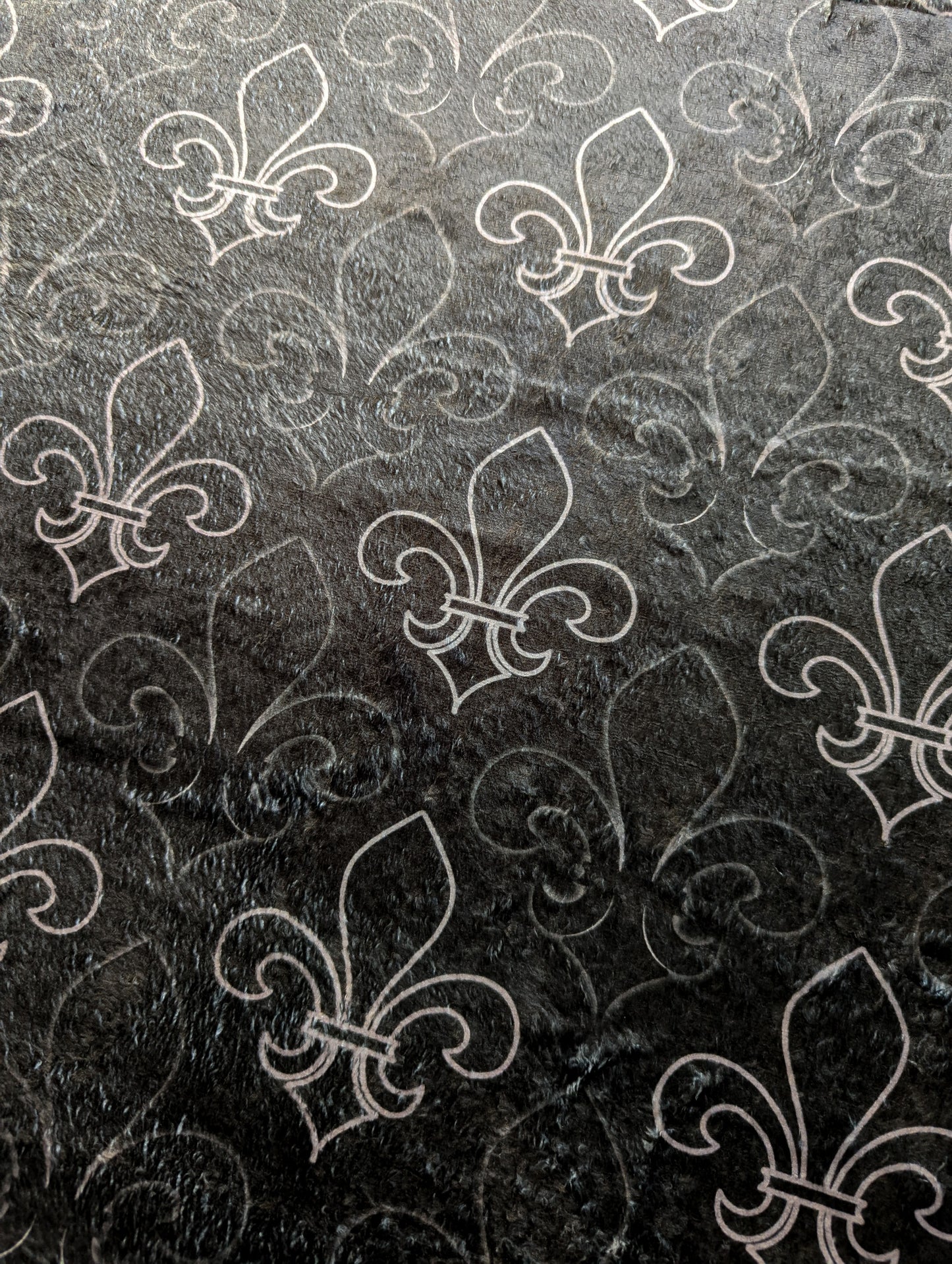 Black and Blue Fleur De Lis Altar Cloth & Vestment Blanket
