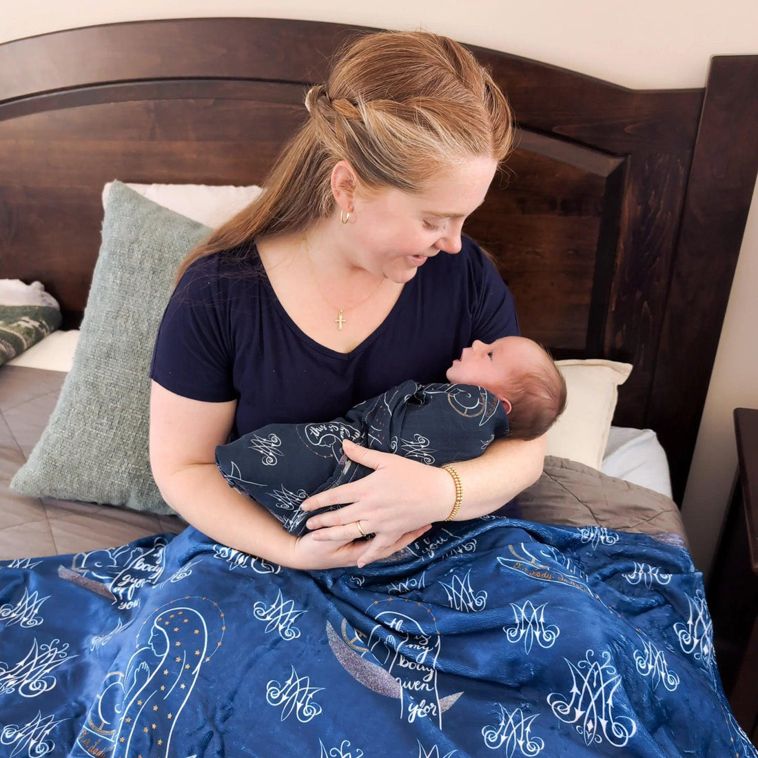 Our Lady of La Leche Swaddle and Scarf