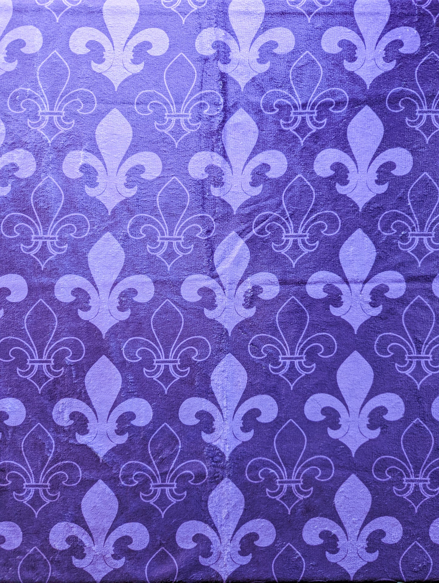 Purple and Pink Fleur de Lis Altar Cloth & Vestment Blanket