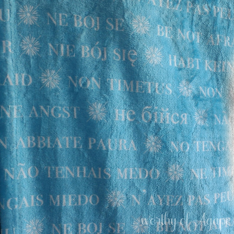 Be Not Afraid Blanket