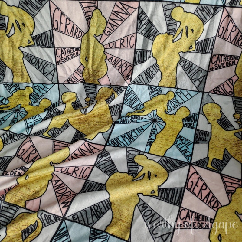 Family Patron Saints Blanket