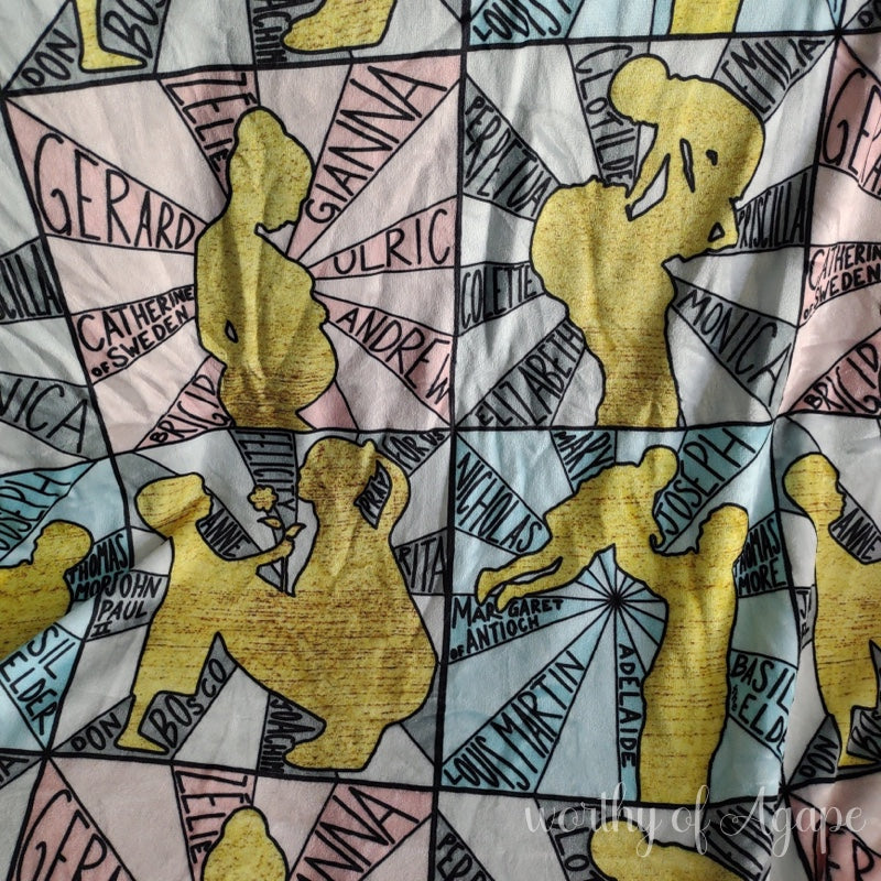 Family Patron Saints Blanket
