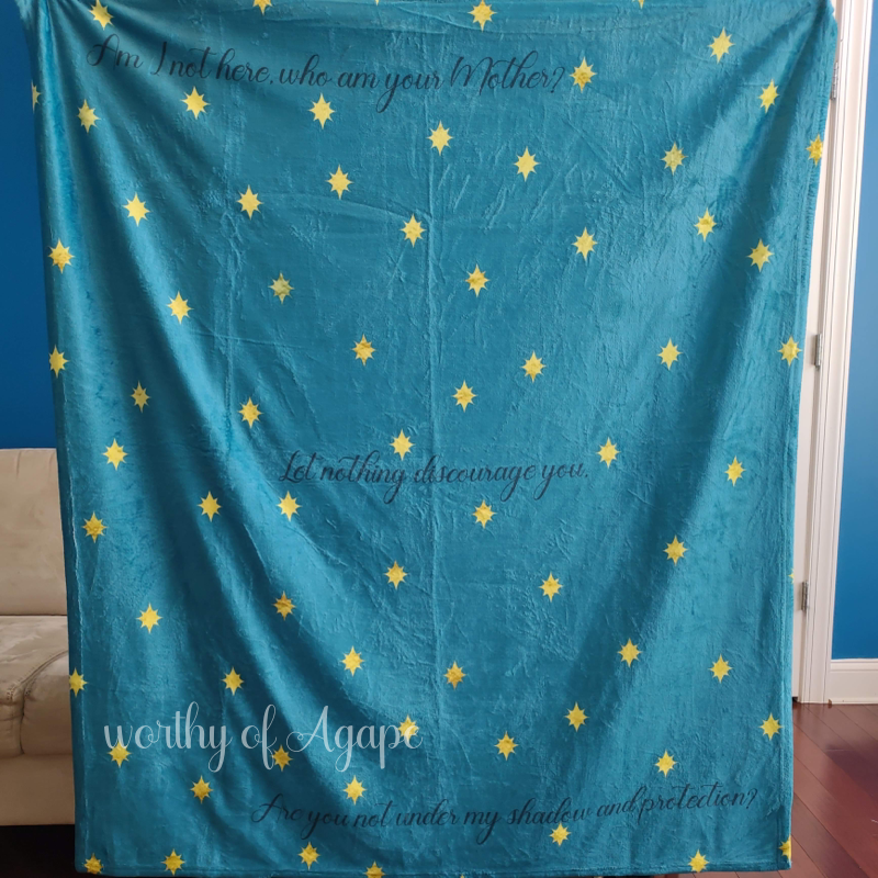 Our Lady of Guadalupe Mantle Blanket