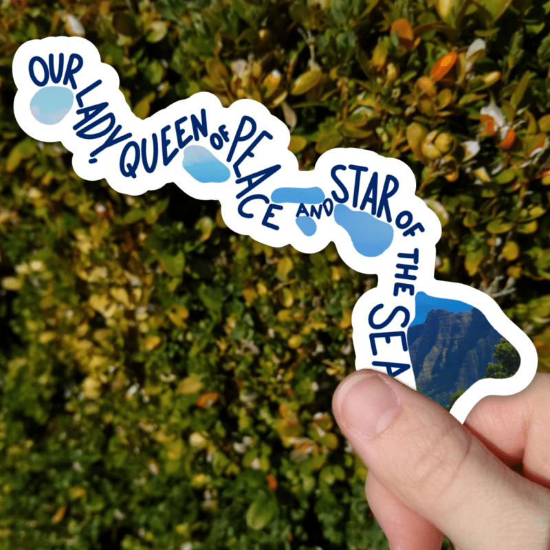 Hawaii (Our Lady, Queen of Peace and Star of the Sea) Sticker