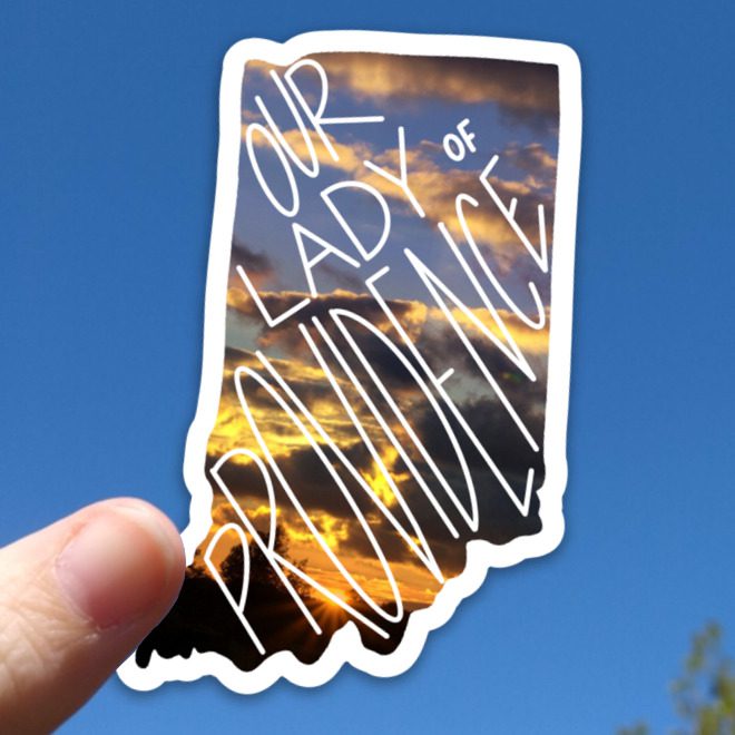 Indiana (Our Lady of Providence) Sticker