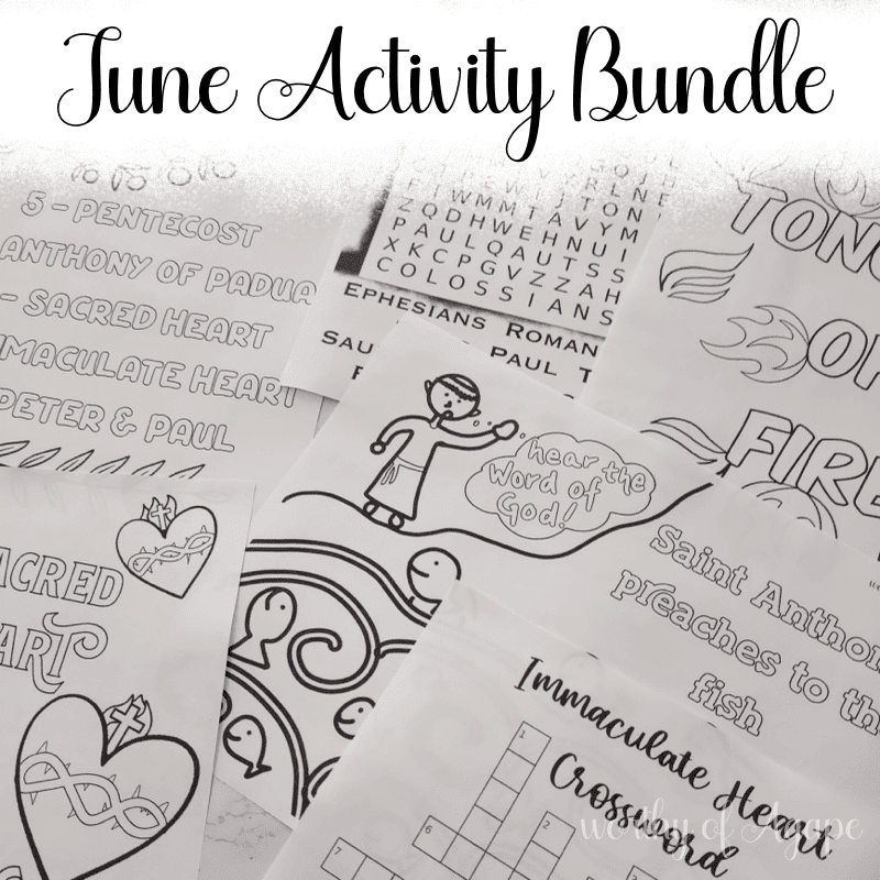 June Activity Sheet Bundle