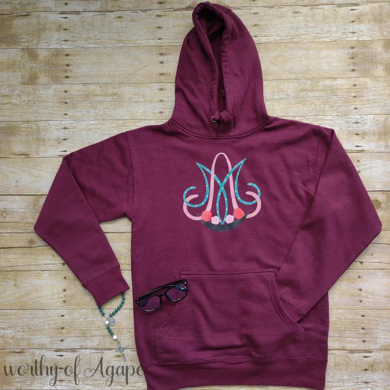 Our Lady of Guadalupe Hoodie worthy of Agape Catholic Goods