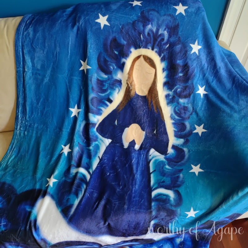 Our Lady of the Waves Blanket