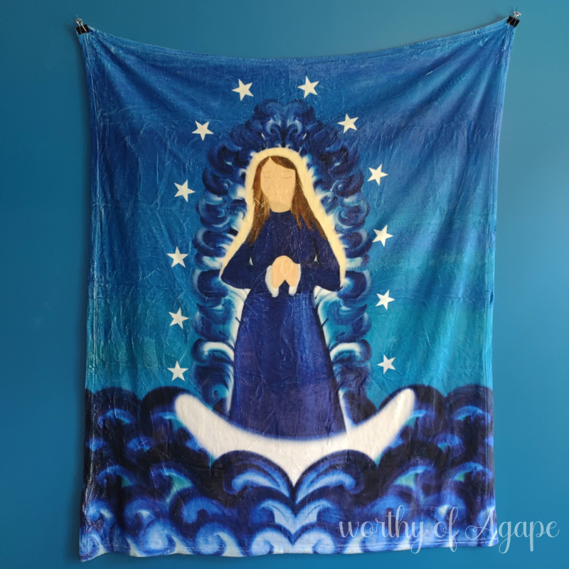 Our Lady of the Waves Blanket