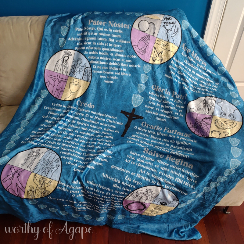 Rosary blanket sale