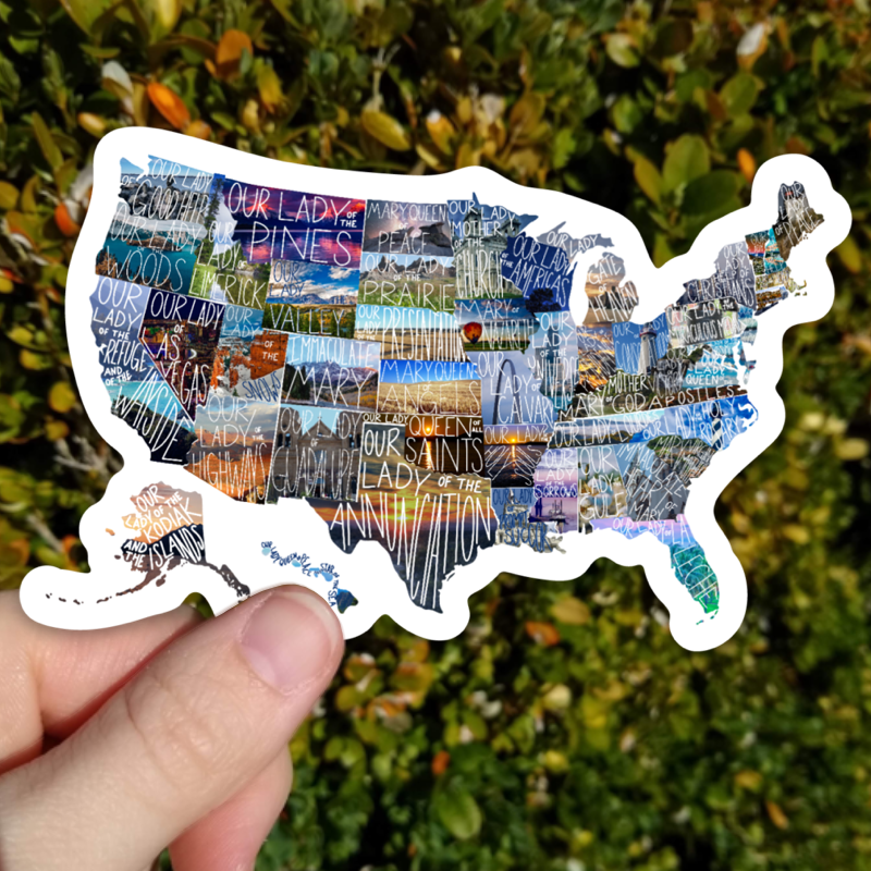 Marian USA Sticker