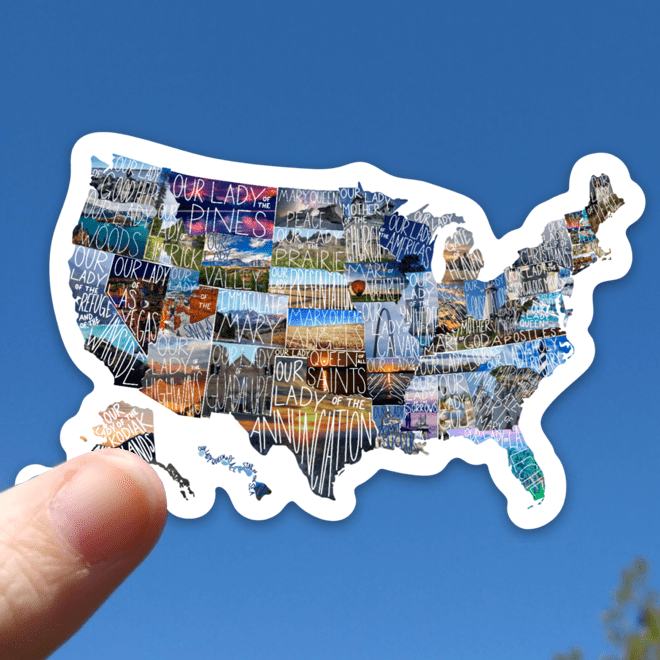 Marian USA Sticker