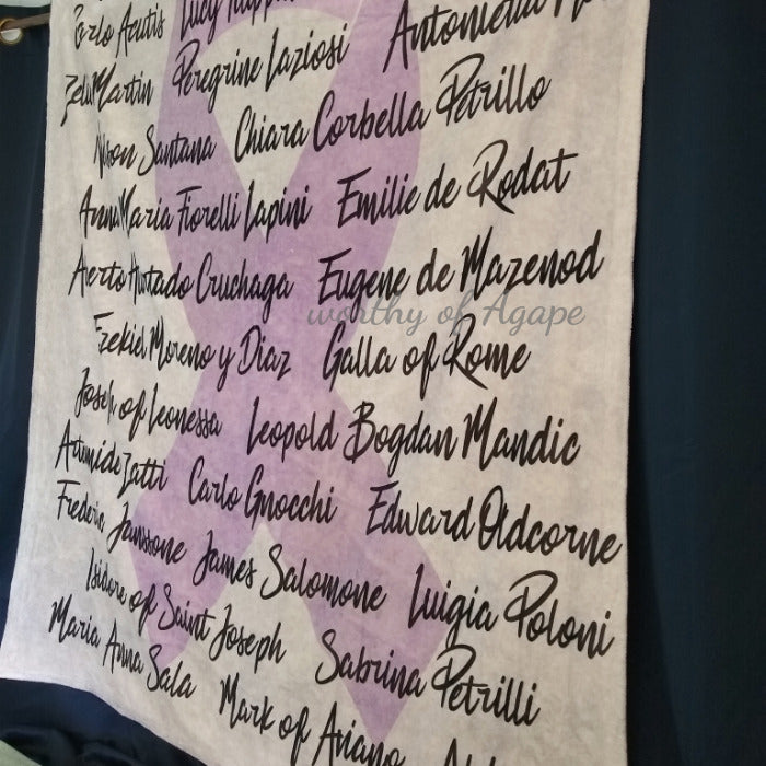 Saints Who Had Cancer Blanket