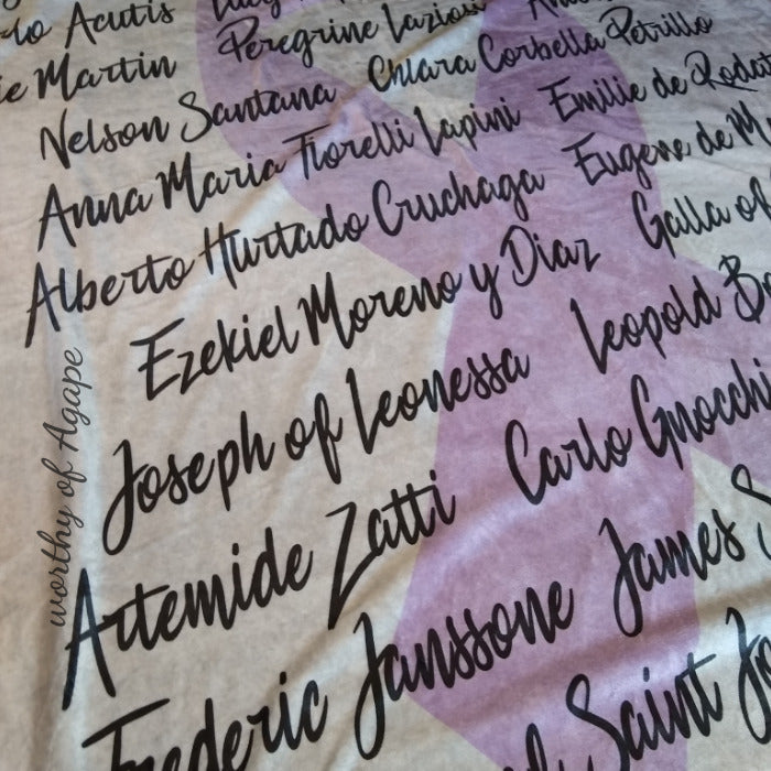 Saints Who Had Cancer Blanket