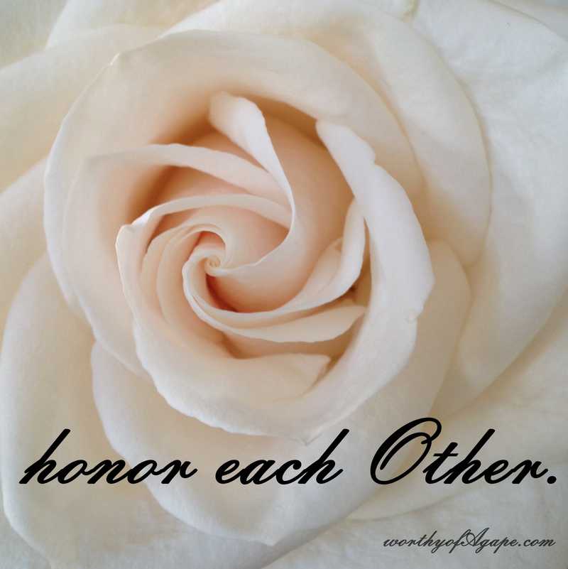 honor each Other.