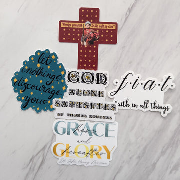 Saint Quote Stickers