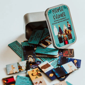 SECONDS - MamaKnows - Catholic Dominoes with the Blessed Virgin (Set 2)