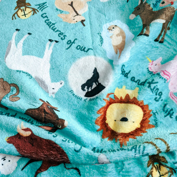 All Creatures (Saints and Animals) Blanket