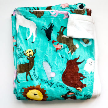 All Creatures (Saints and Animals) Blanket
