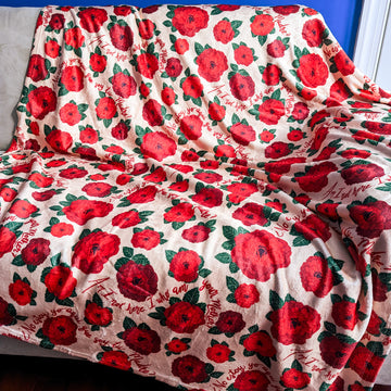 Castilian Roses (Our Lady of Guadalupe) Blanket