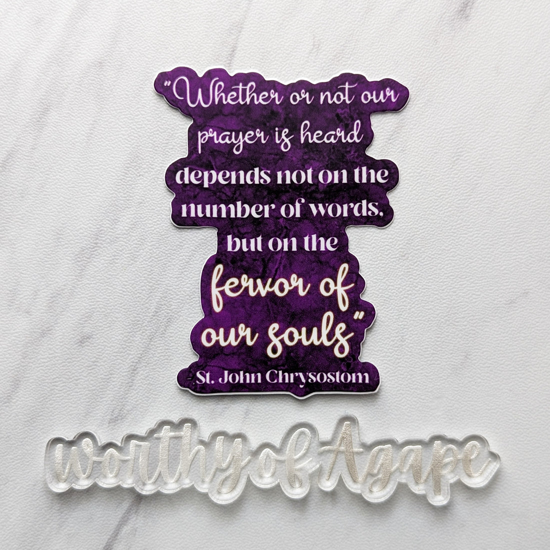 The Fervor of Our Souls (St. John Chrysostom) Sticker