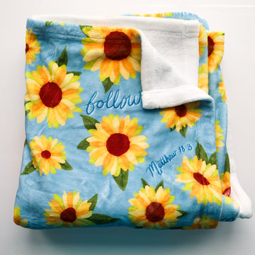 Follow the Son Sunflower Blanket