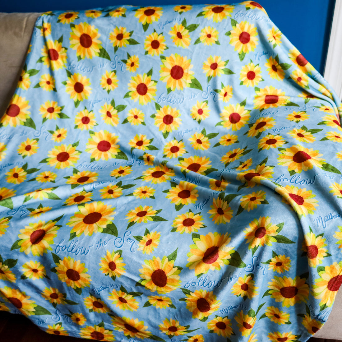 Follow the Son Sunflower Blanket