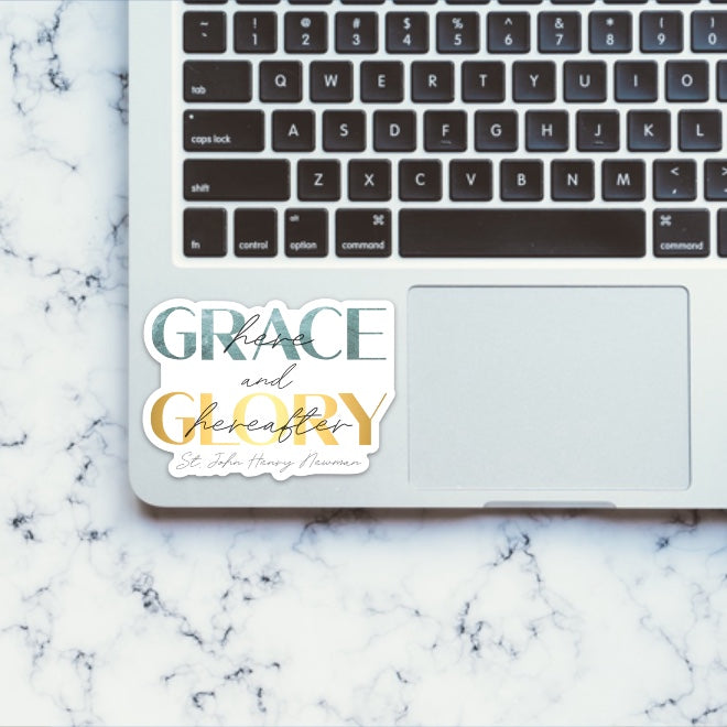 Grace and Glory Sticker