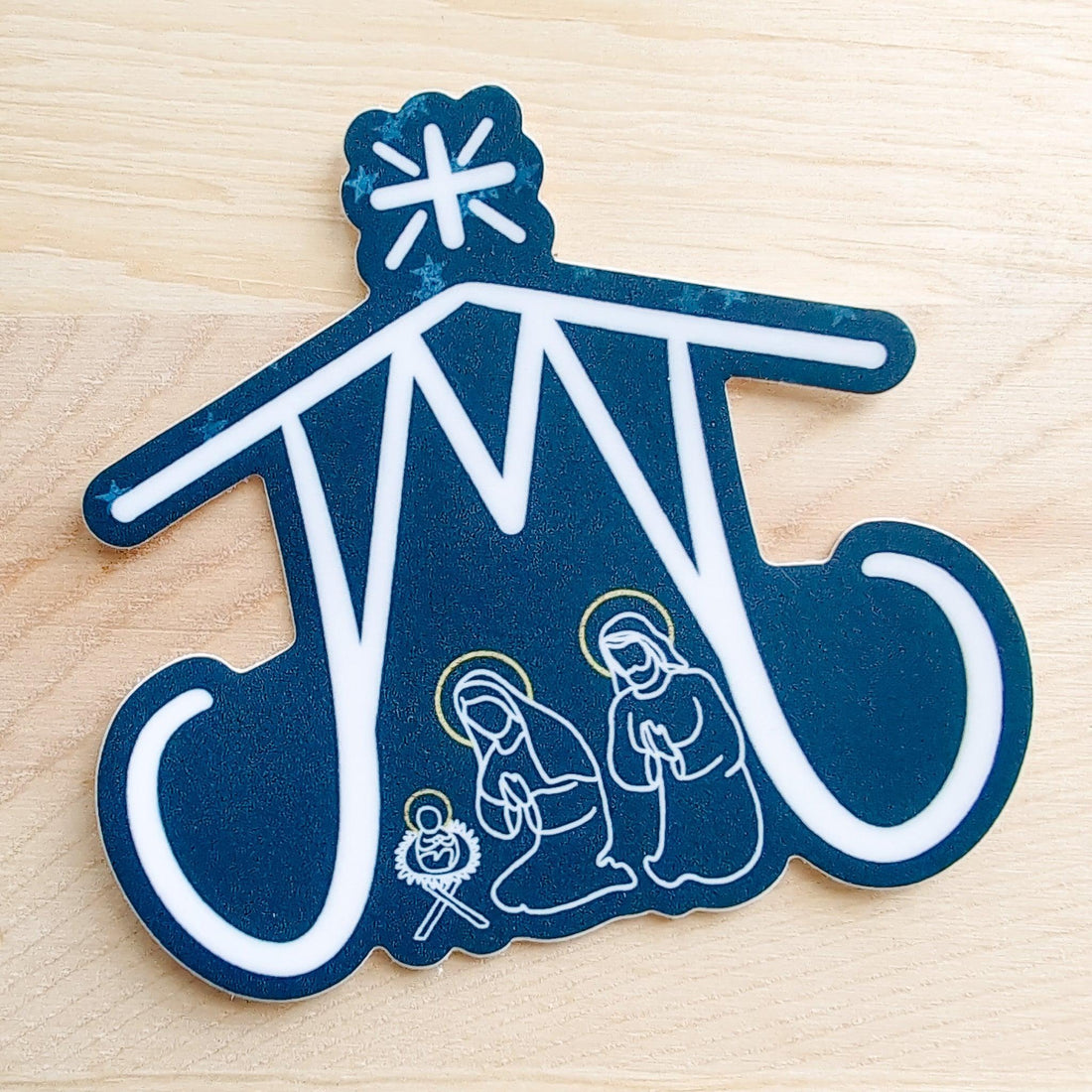 JMJ (Jesus, Mary, Joseph) Sticker