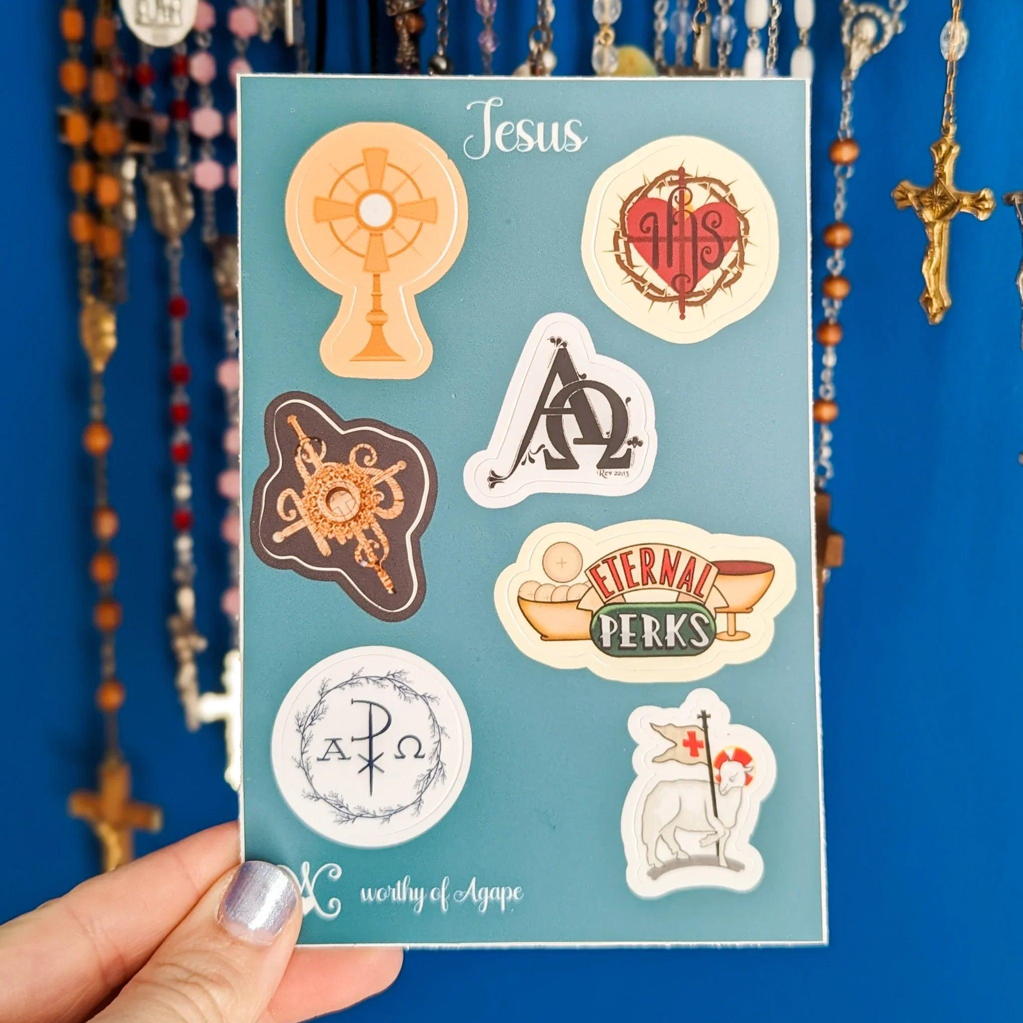 Jesus Sticker Format Jesus Sticker Sheet
