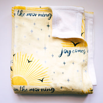 Joy Comes in the Morning Blanket (Psalm 30)