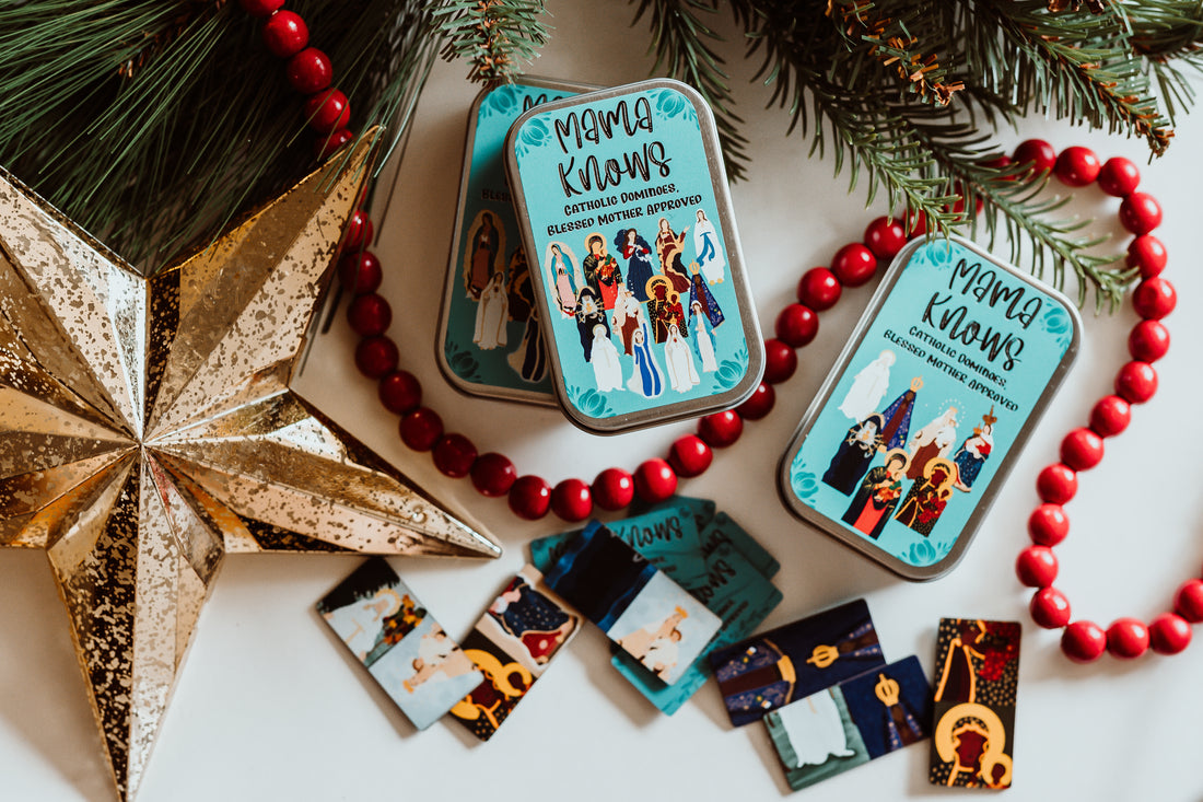 SECONDS - MamaKnows - Catholic Dominoes with the Blessed Virgin (Set 2)
