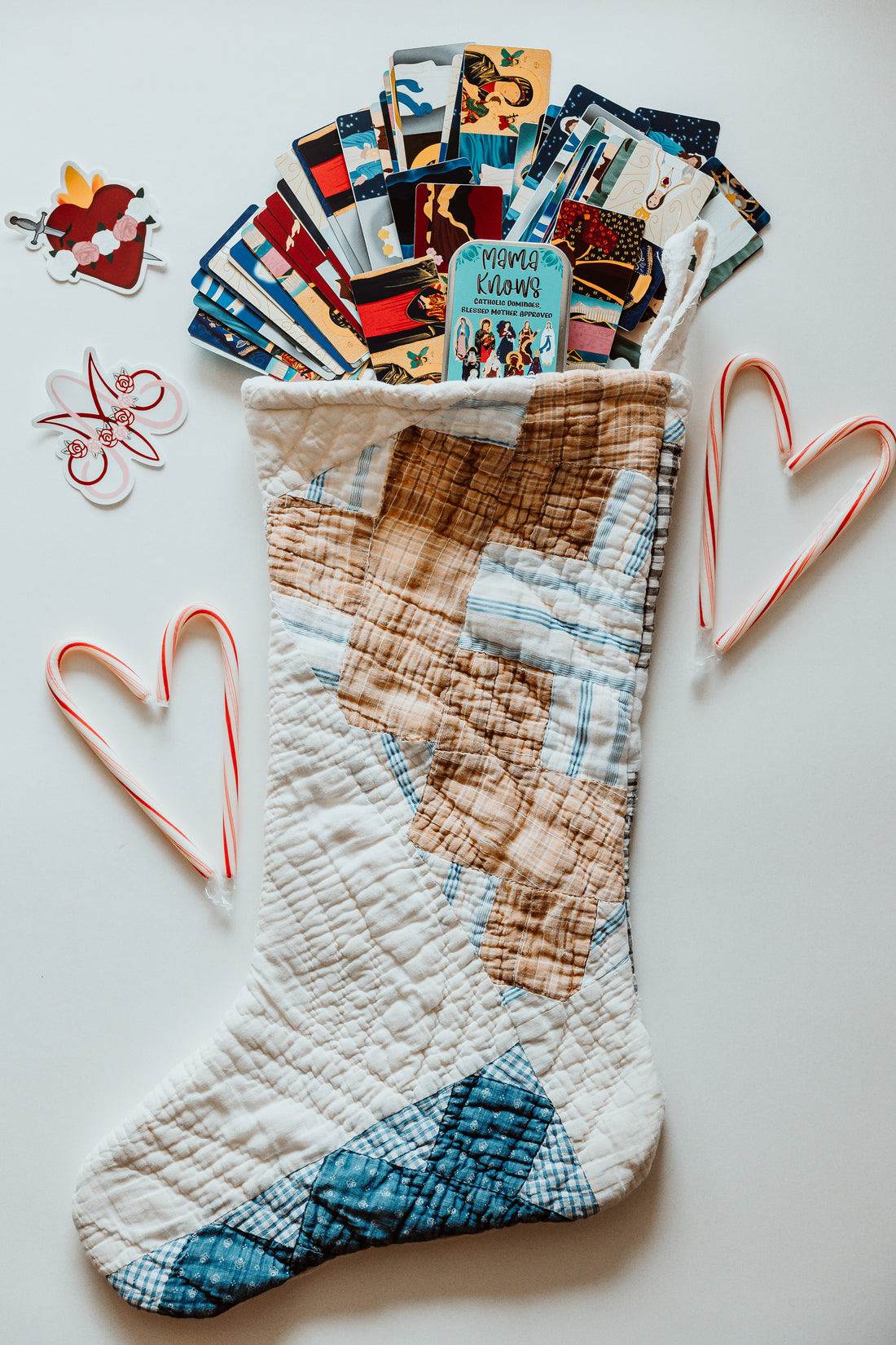 MamaKnows - Catholic Dominoes with the Blessed Virgin (Card Deck)