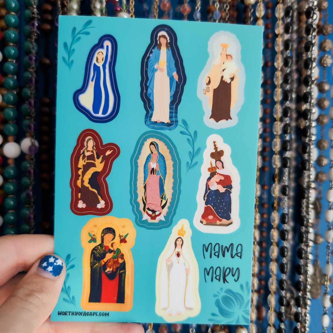 Mama Mary Sticker Sheet