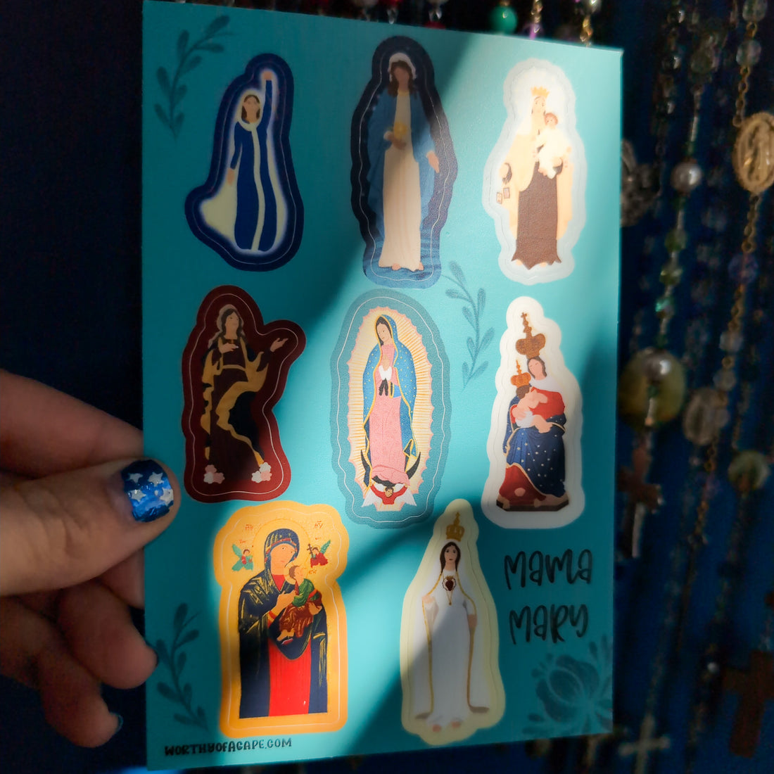 Mama Mary Sticker Sheet