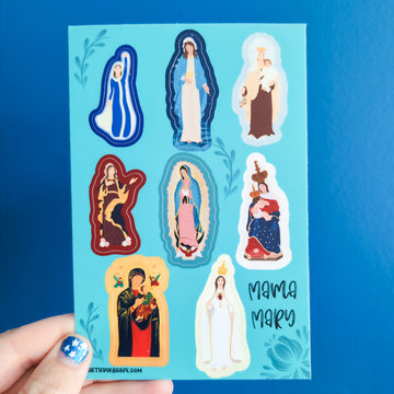 Mama Mary Sticker Sheet