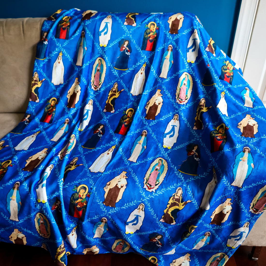 Mary Everywhere Blanket