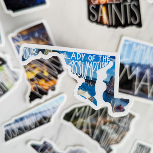 Maryland (Our Lady of the Assumption) State Sticker