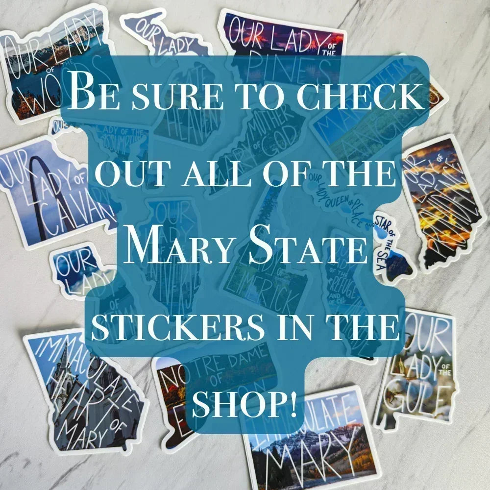 Alabama (Our Lady of the Gulf) Mary State Sticker