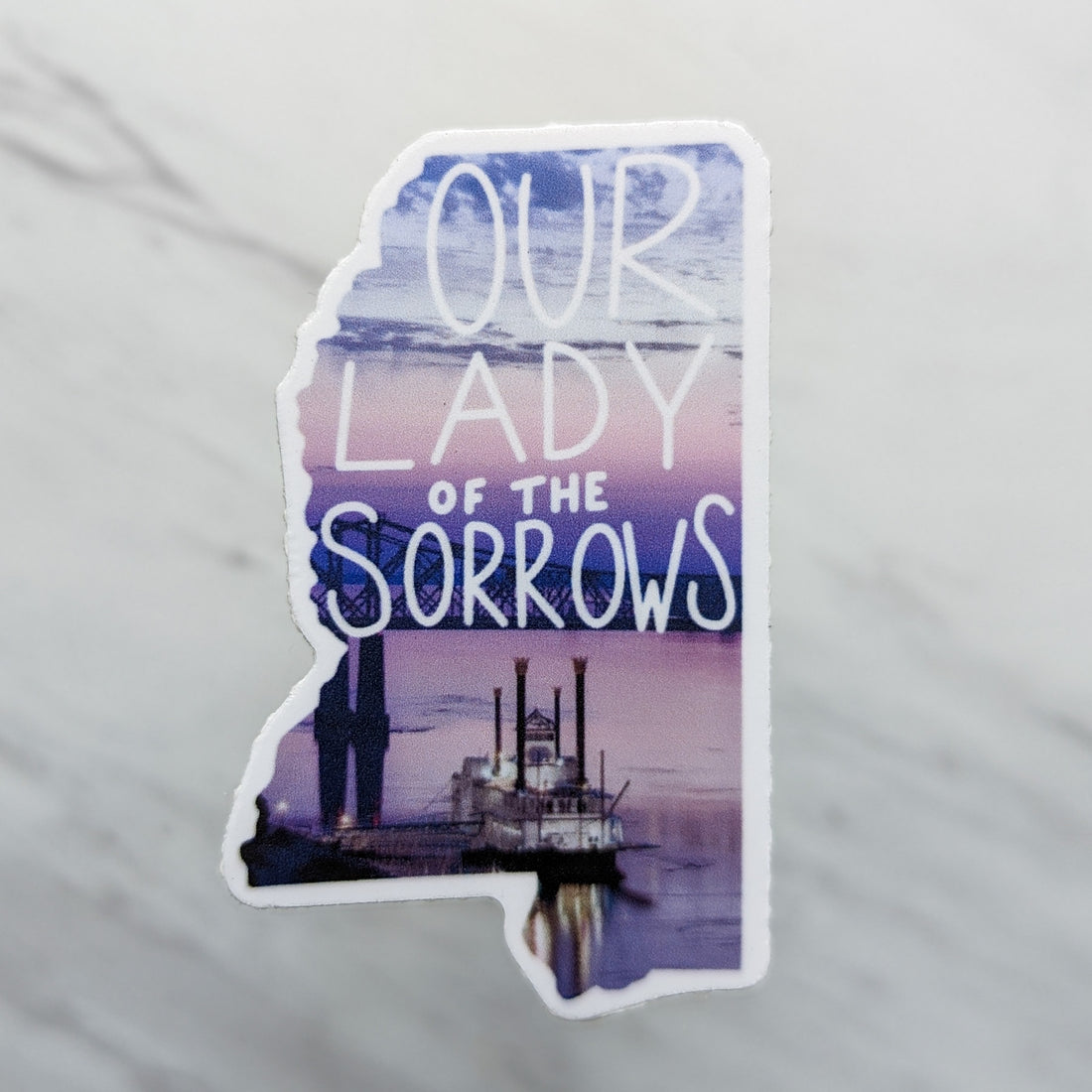 Mississippi (Our Lady of the Sorrows) Mary State Sticker